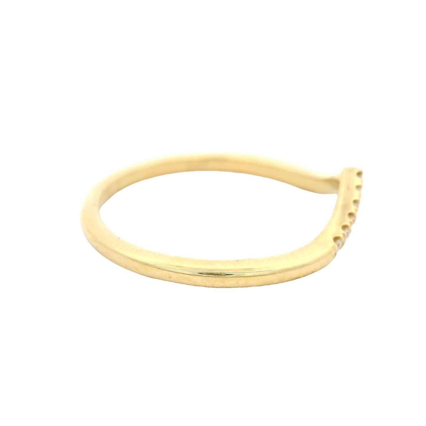 V Shape Diamond Band - Forever Rox