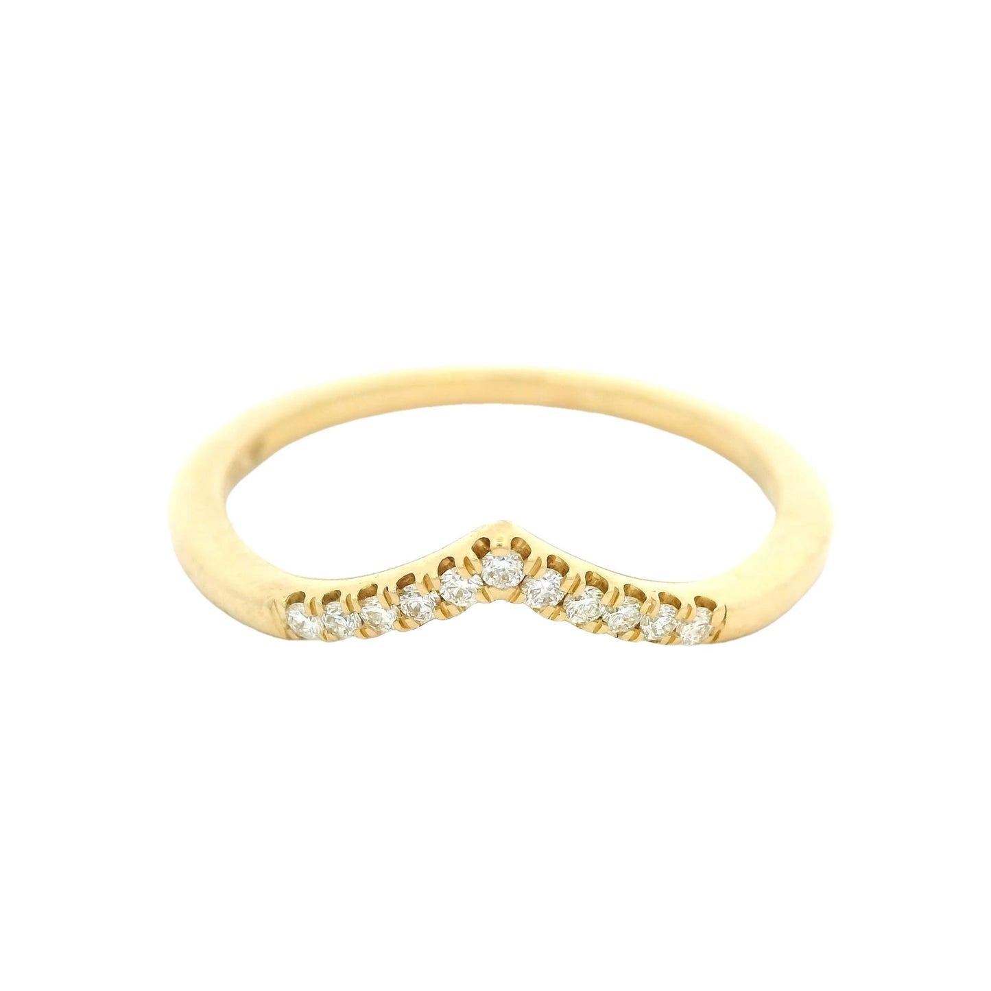 V Shape Diamond Band - Forever Rox