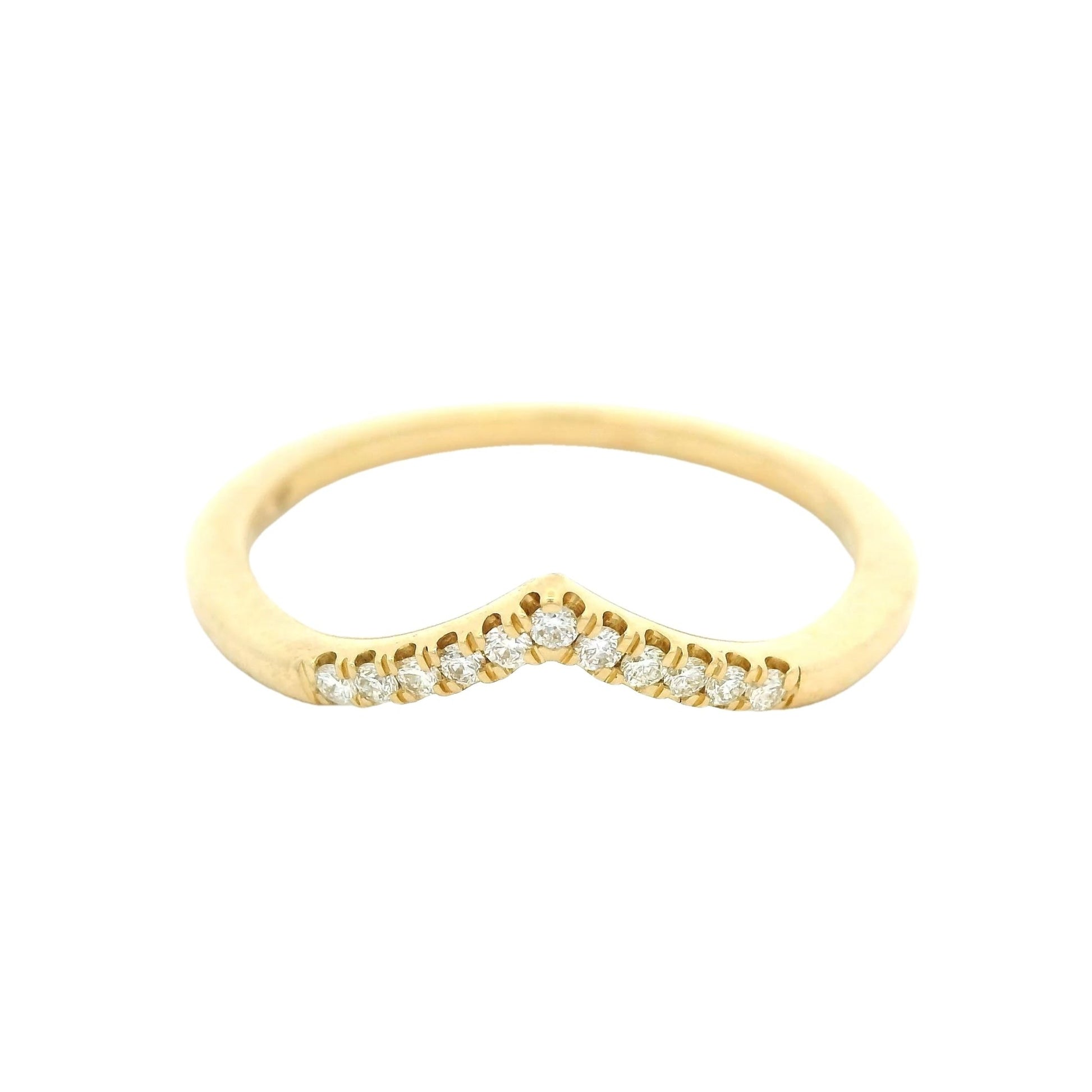 V Shape Diamond Band - Forever Rox