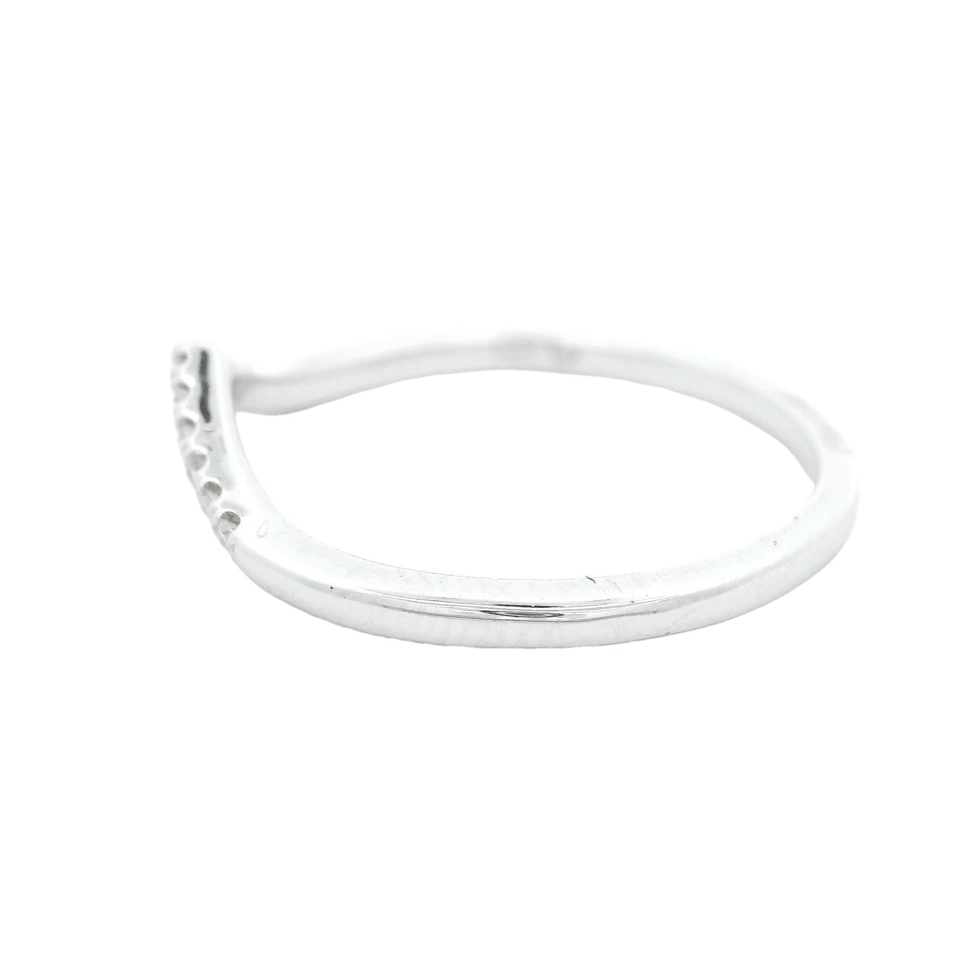 V Shape Diamond Band - Forever Rox