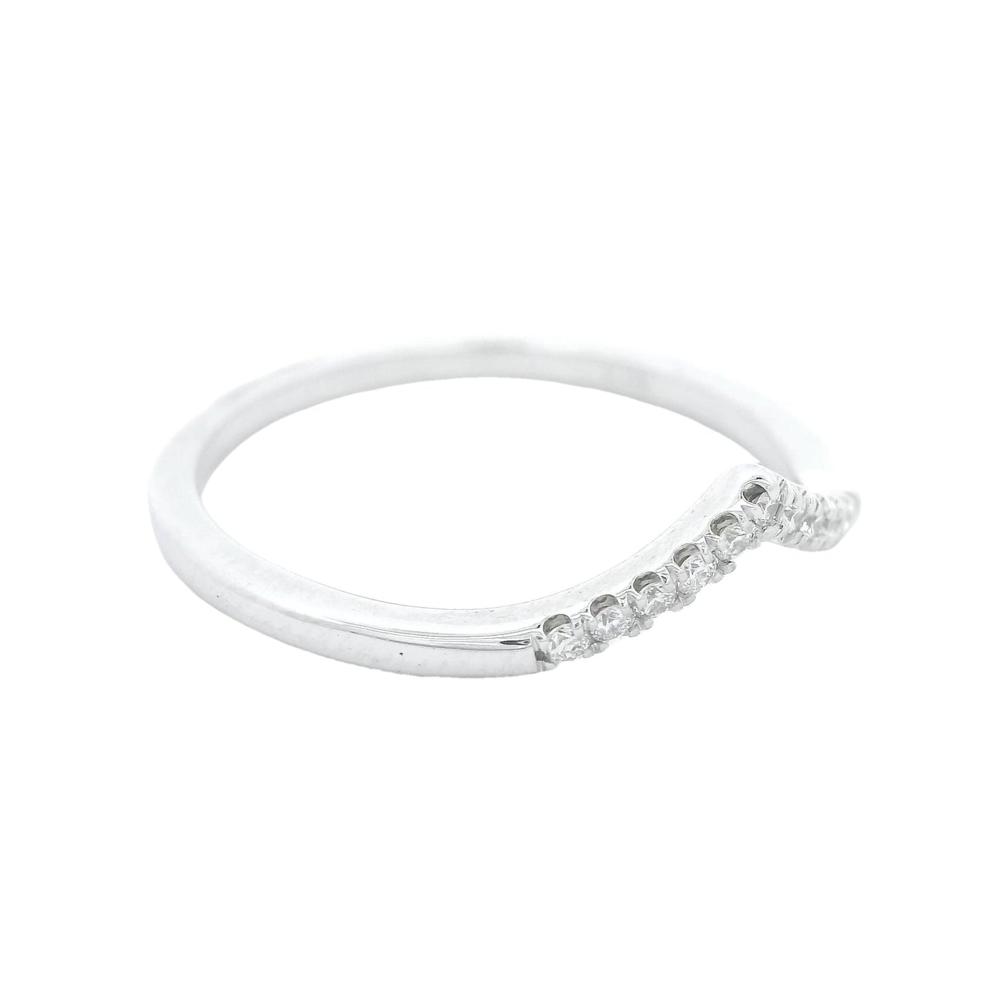 V Shape Diamond Band - Forever Rox