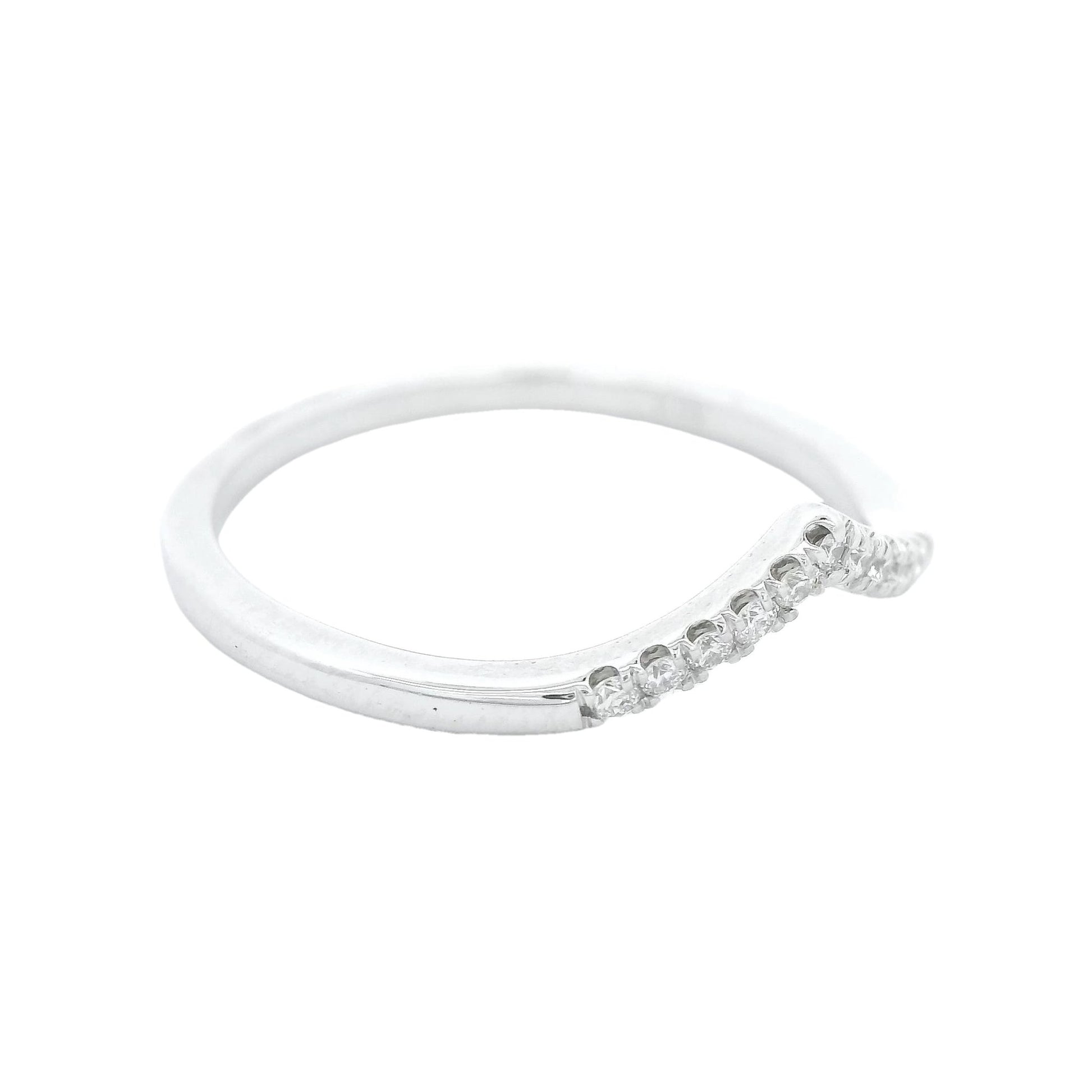 V Shape Diamond Band - Forever Rox