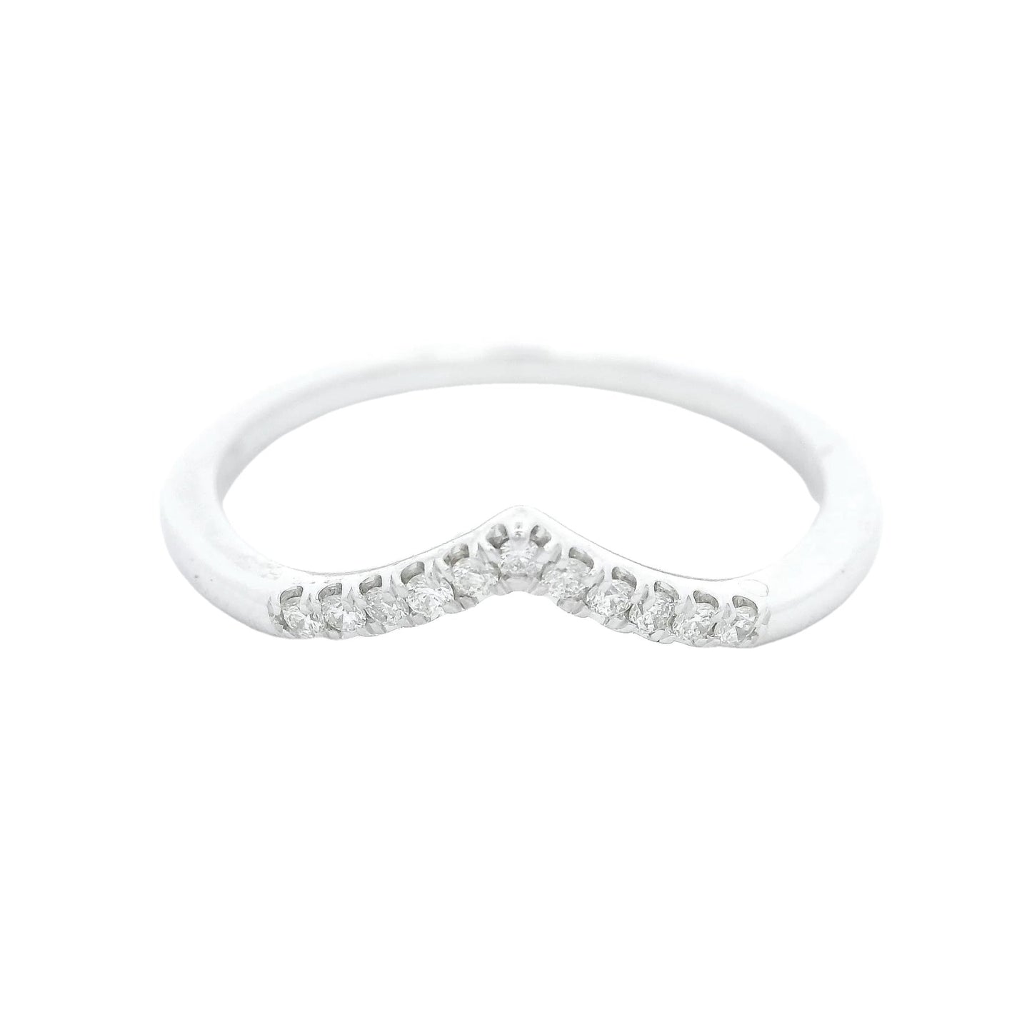 V Shape Diamond Band - Forever Rox