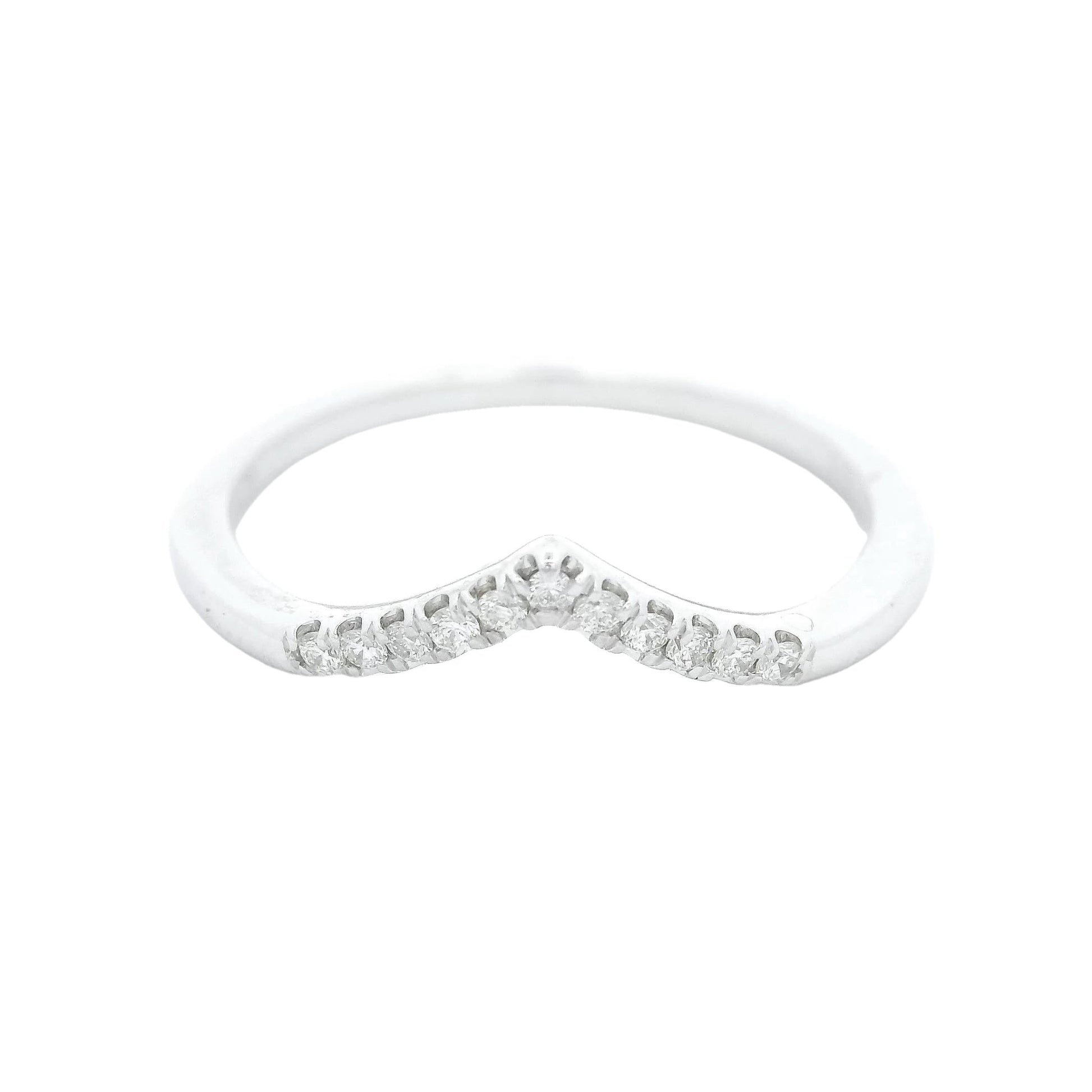 V Shape Diamond Band - Forever Rox
