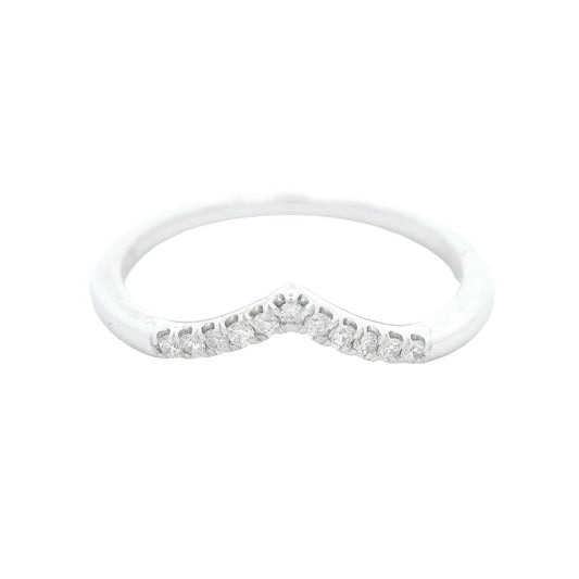 V Shape Diamond Band - Forever Rox