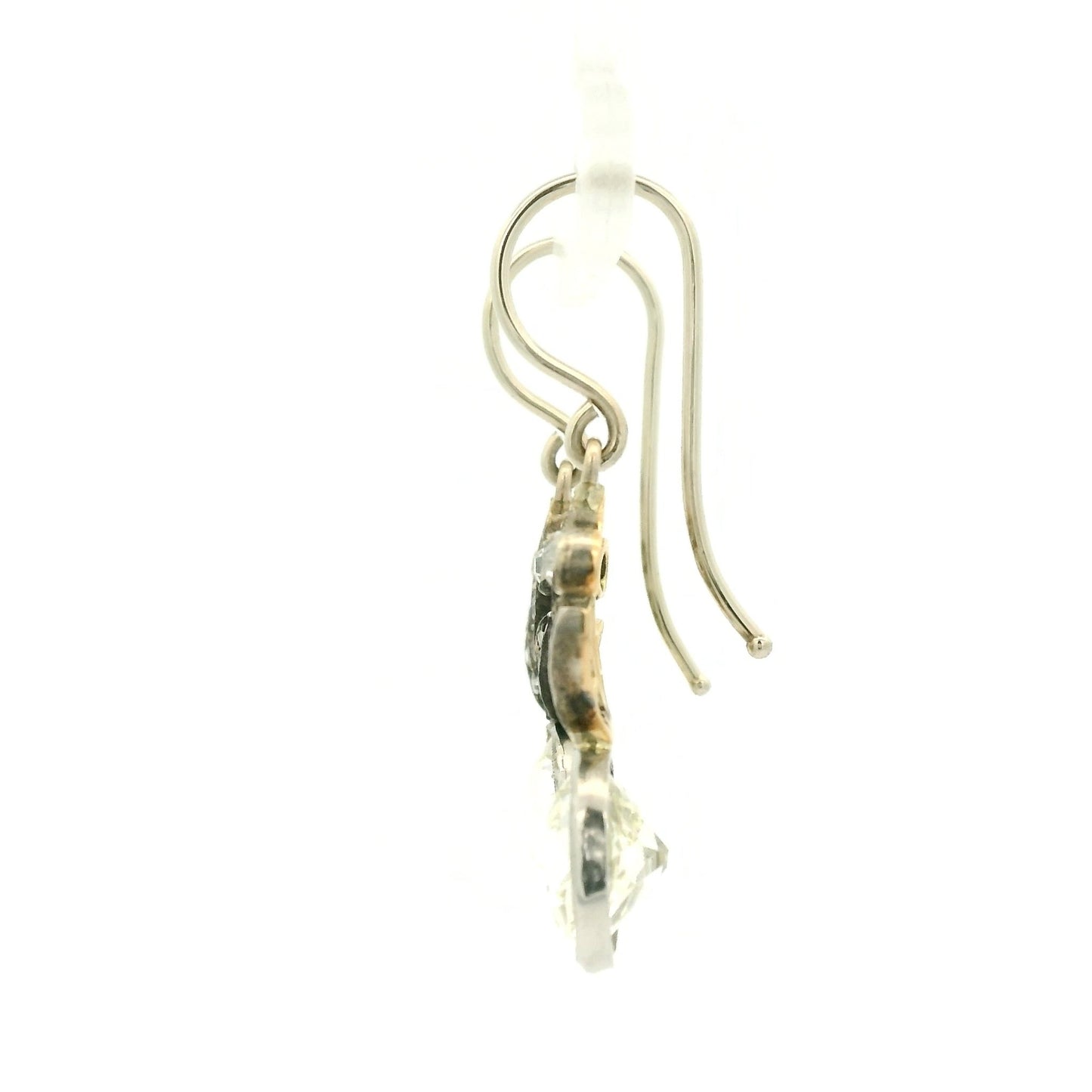 Victorian Old Mine Cut Diamond Dangles - Forever Rox Fine Jewelry