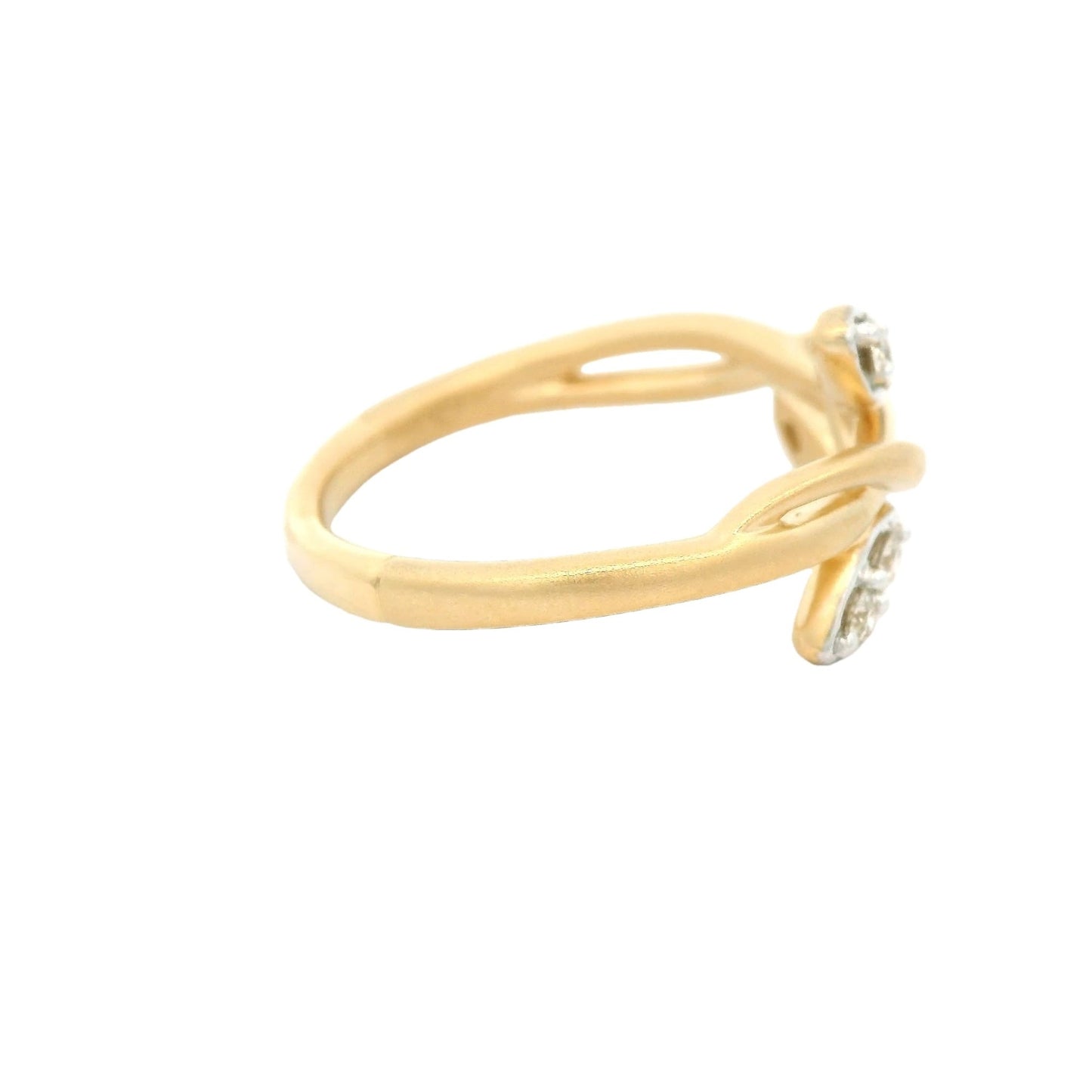 Vine & Leaf Design Diamond Ring - Forever Rox