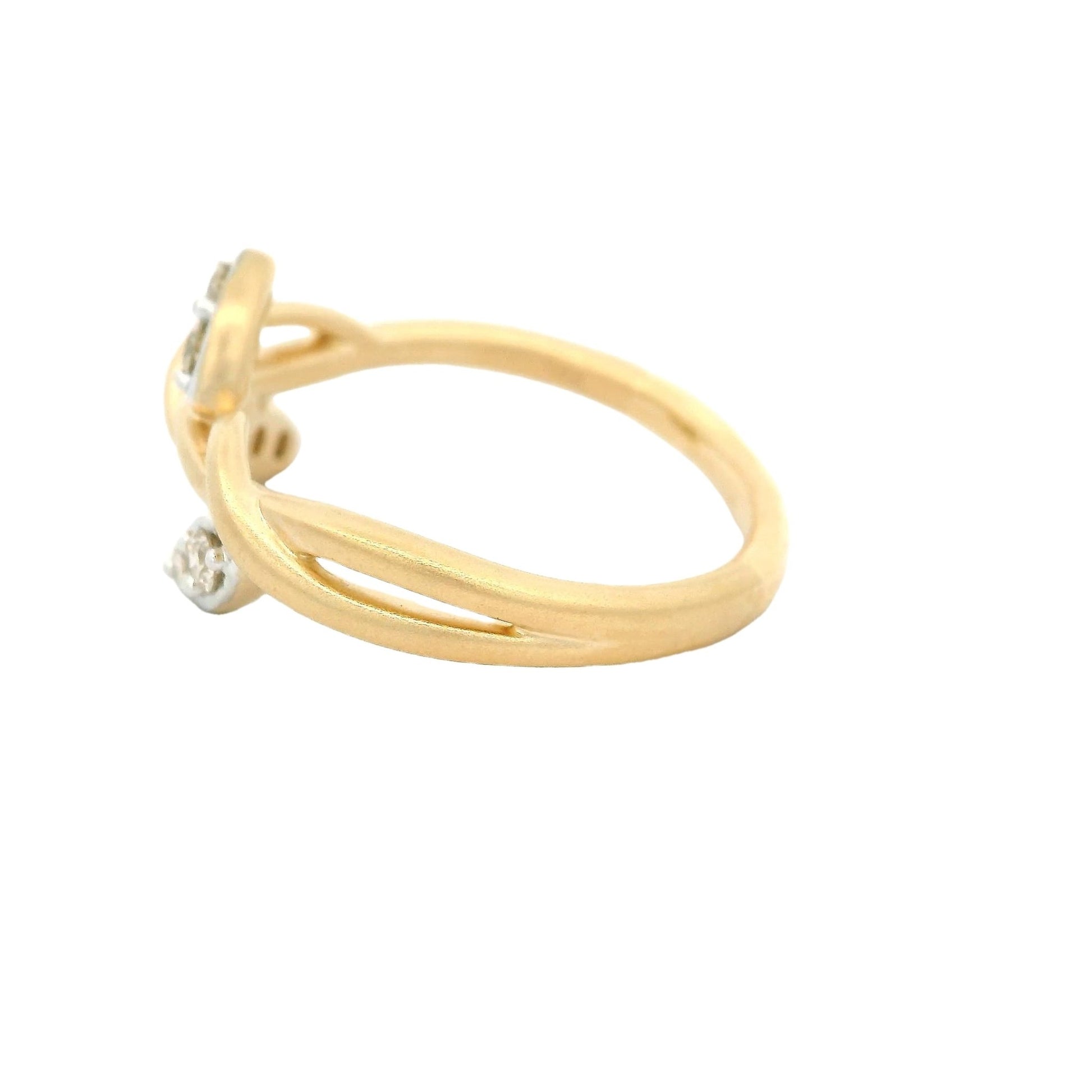 Vine & Leaf Design Diamond Ring - Forever Rox