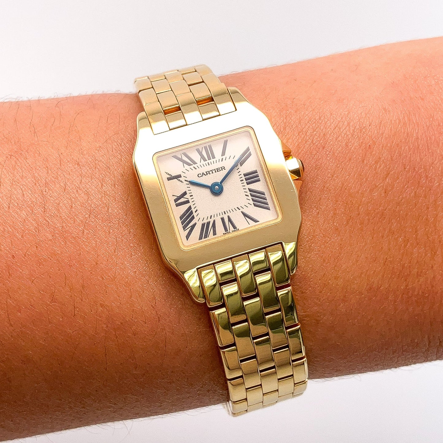 Vintage Cartier Small Demoiselle Watch, 18k - Forever Rox Fine Jewelry