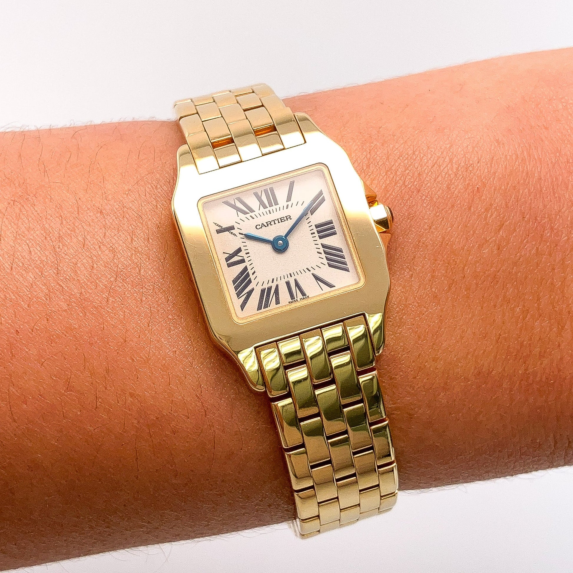 Vintage Cartier Small Demoiselle Watch, 18k - Forever Rox Fine Jewelry