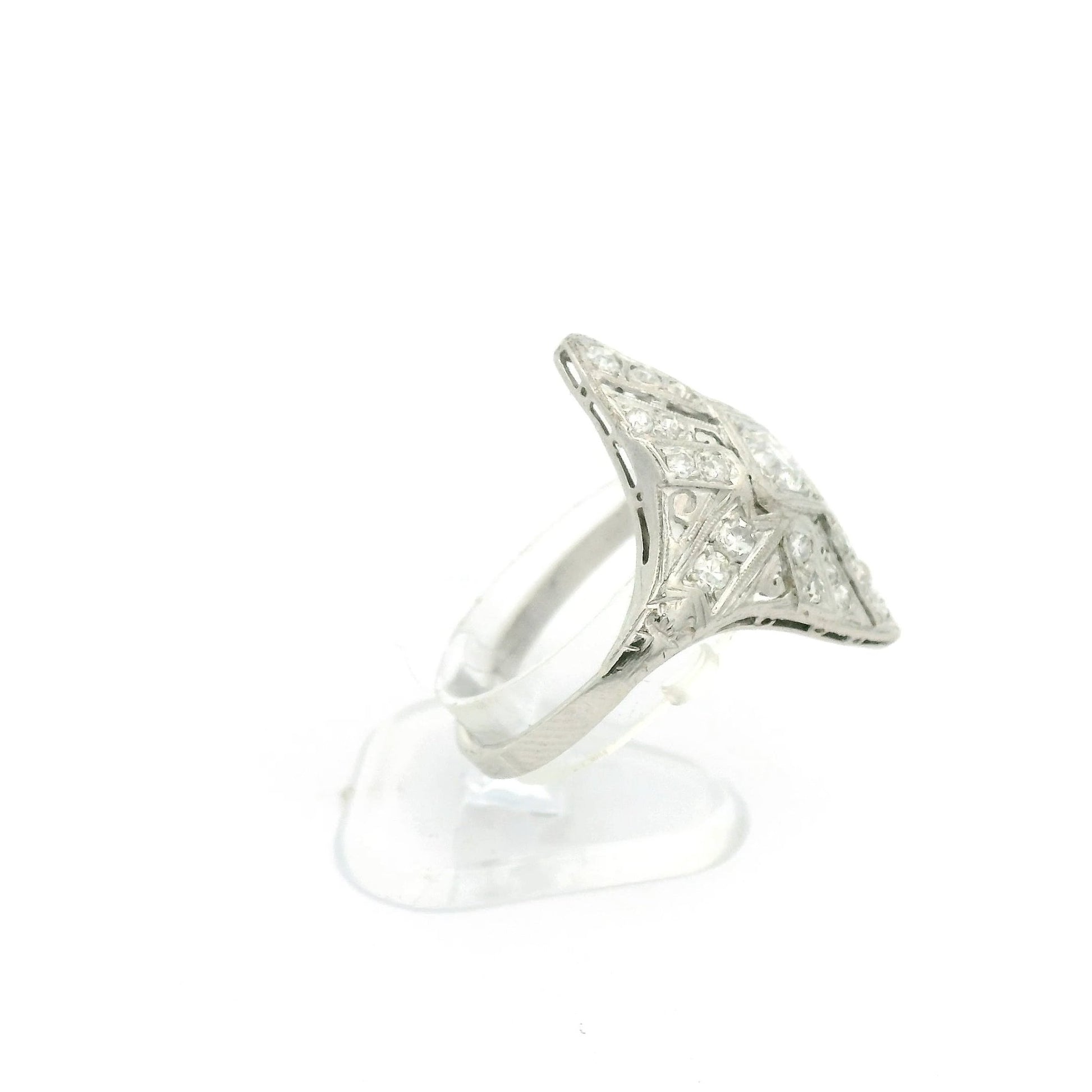 Vintage Old Mine Cut Diamond Ring - Forever Rox