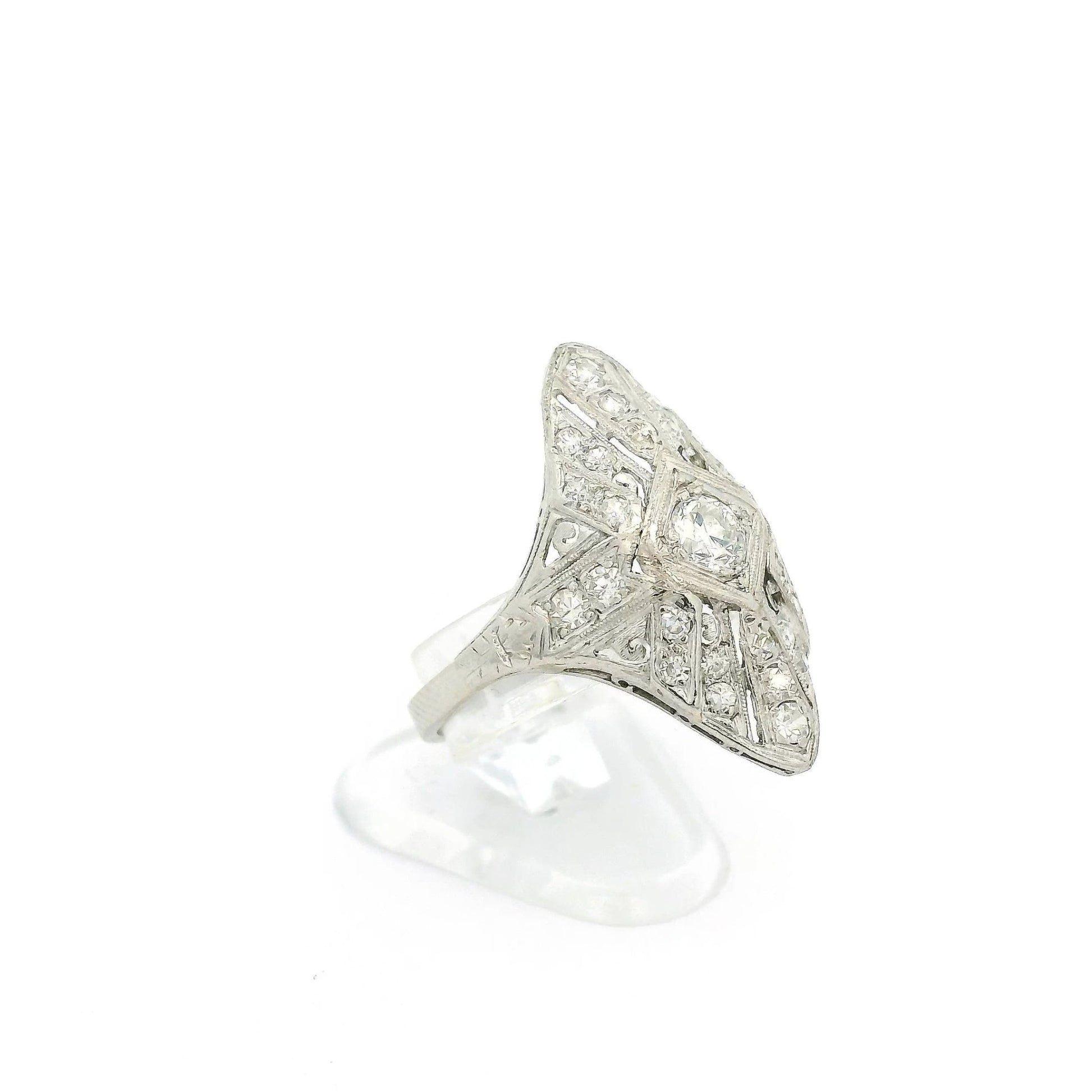 Vintage Old Mine Cut Diamond Ring - Forever Rox