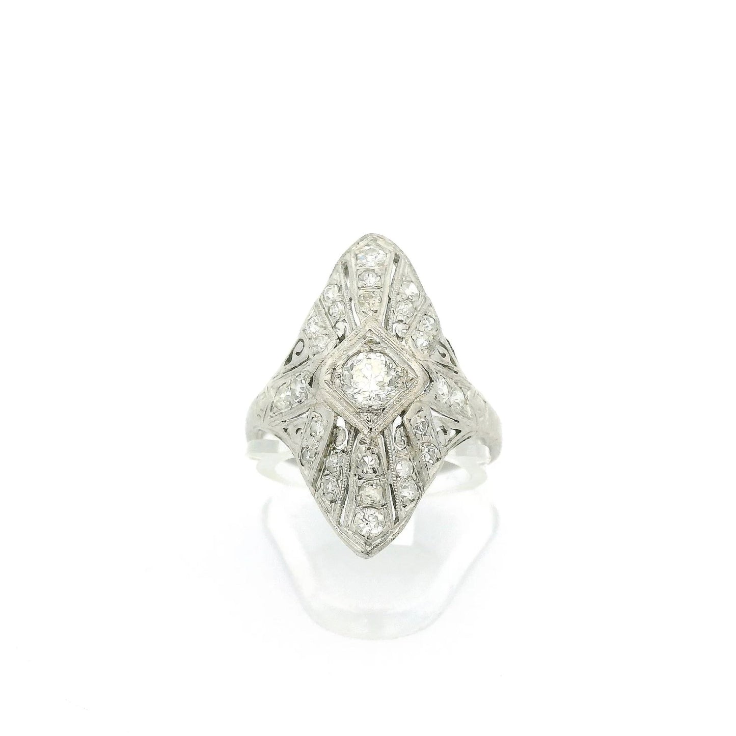 Vintage Old Mine Cut Diamond Ring - Forever Rox