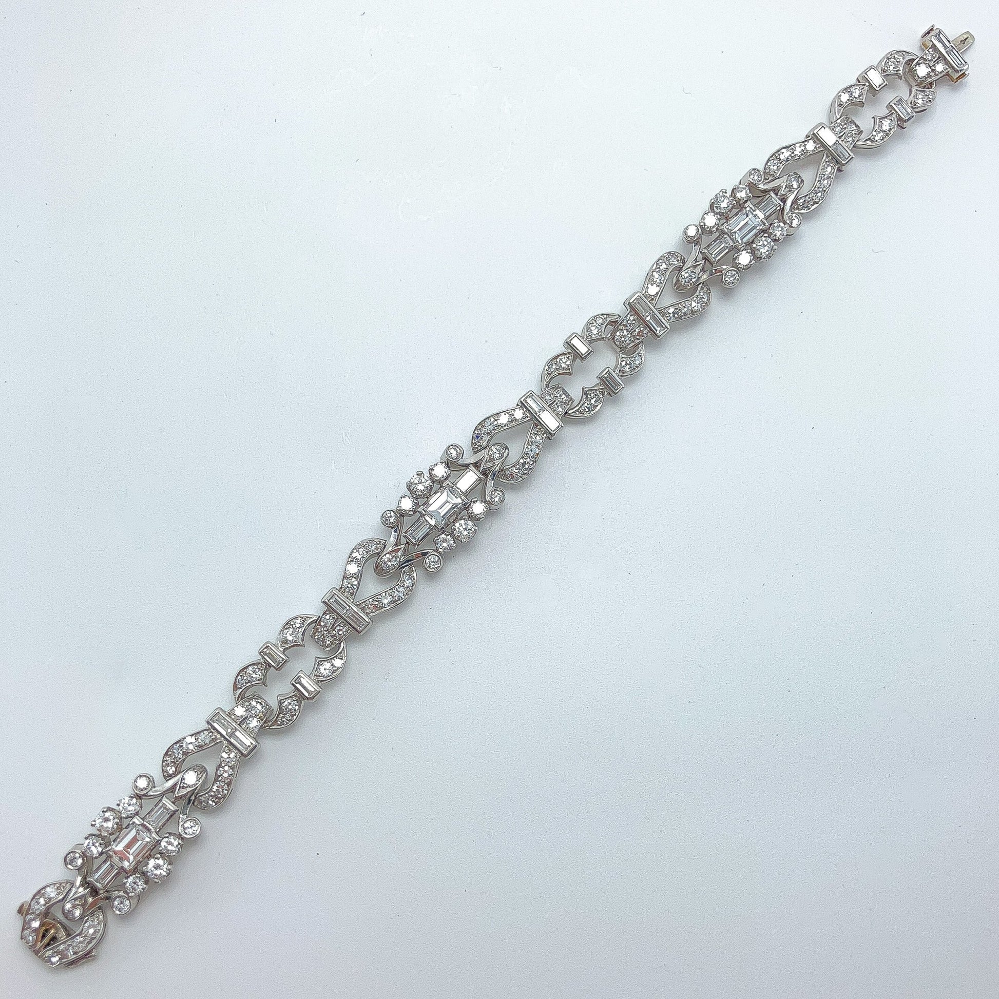 Vintage Openwork Diamond Bracelet - Forever Rox Fine Jewelry
