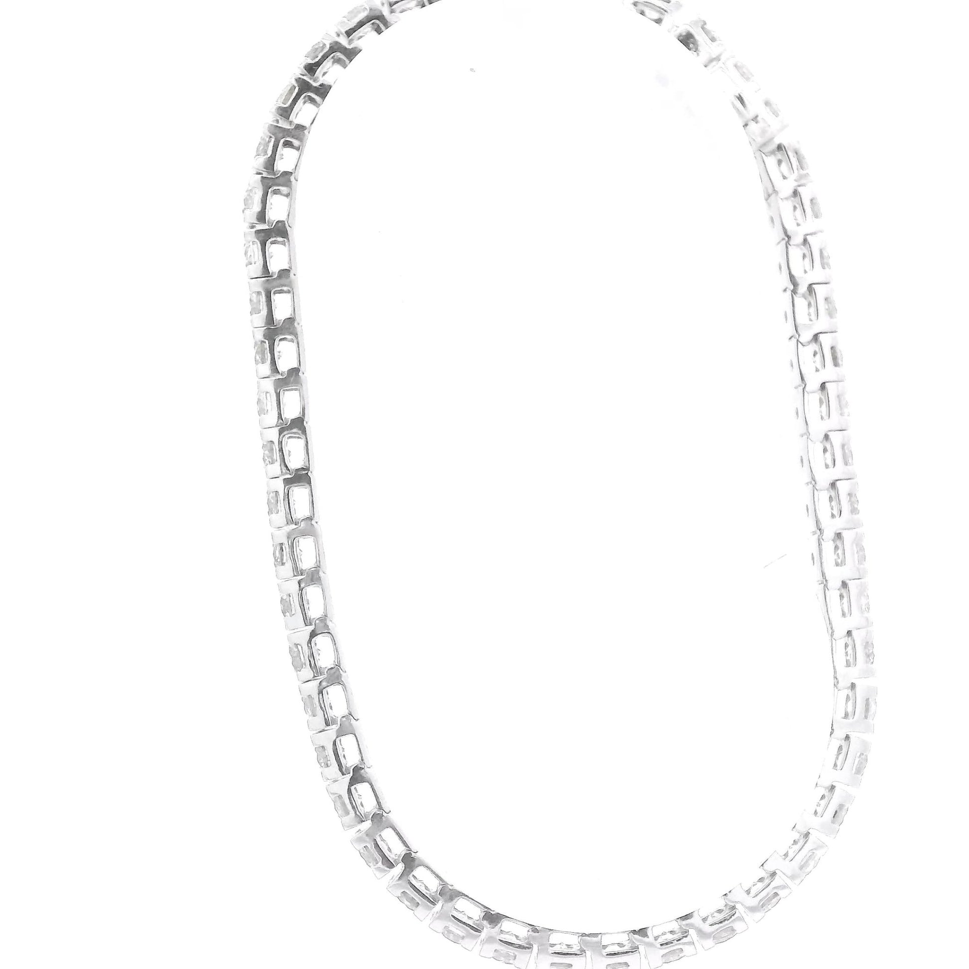 White Gold Diamond Tennis Bracelet - Forever Rox