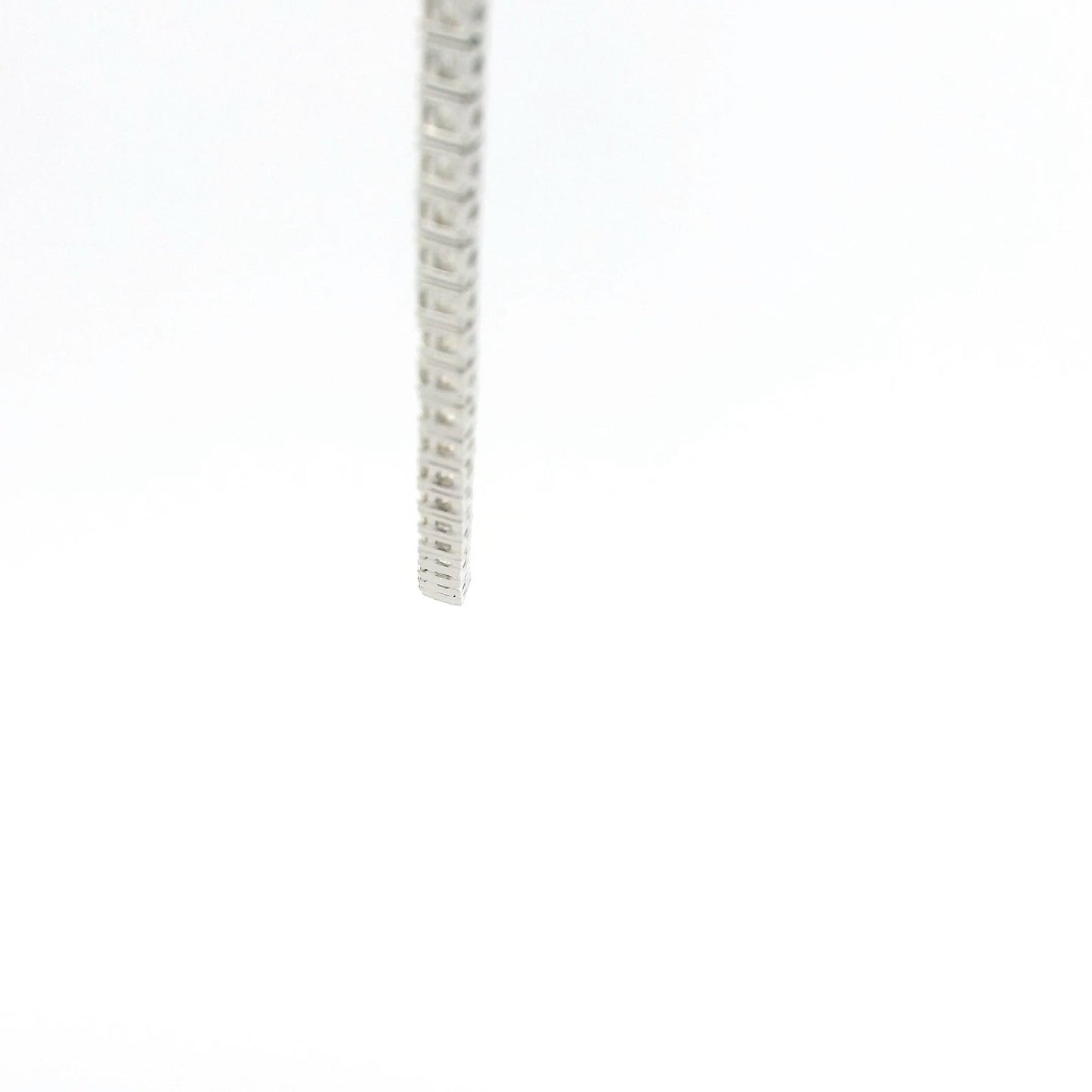 White Gold Diamond Tennis Necklace - Forever Rox