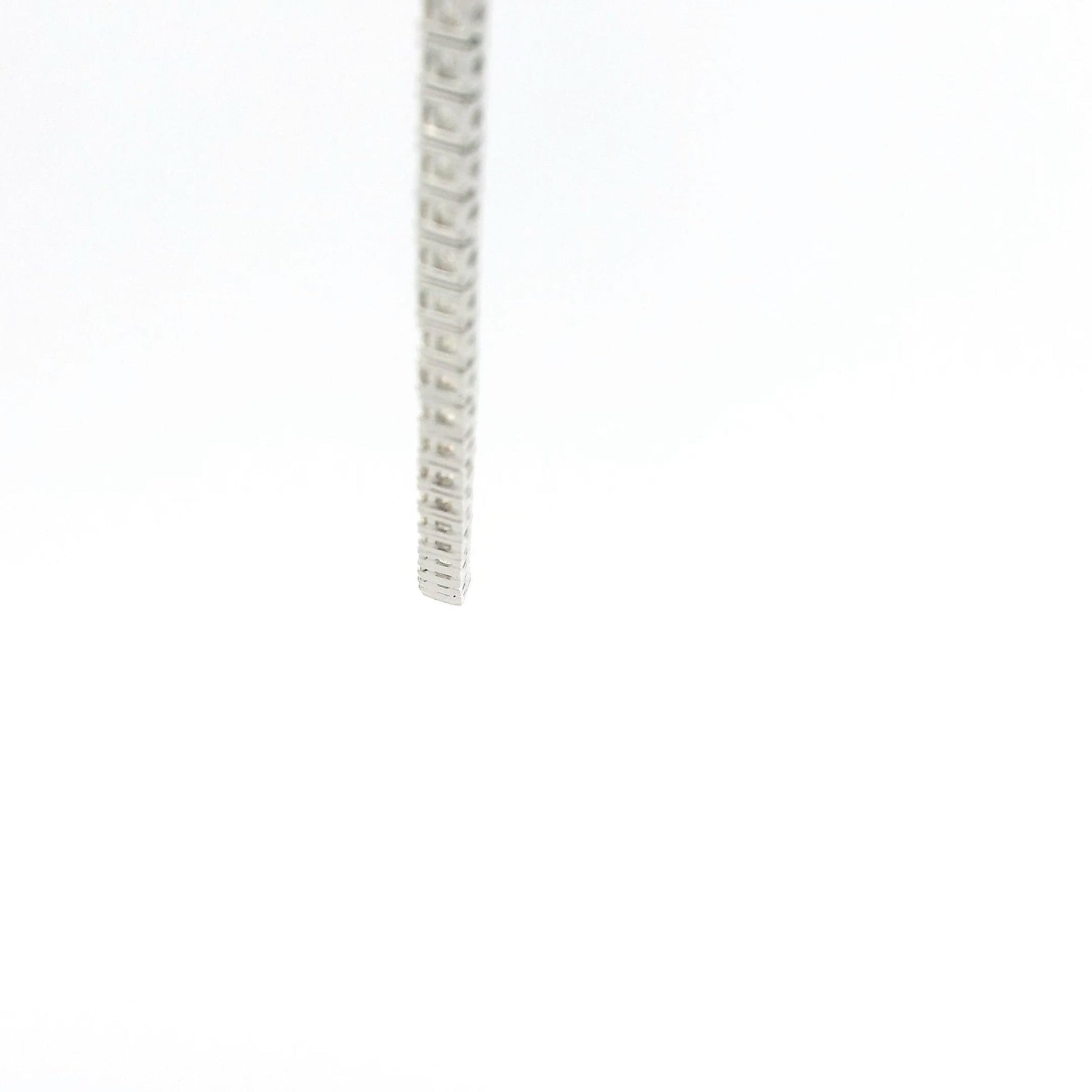 White Gold Diamond Tennis Necklace - Forever Rox