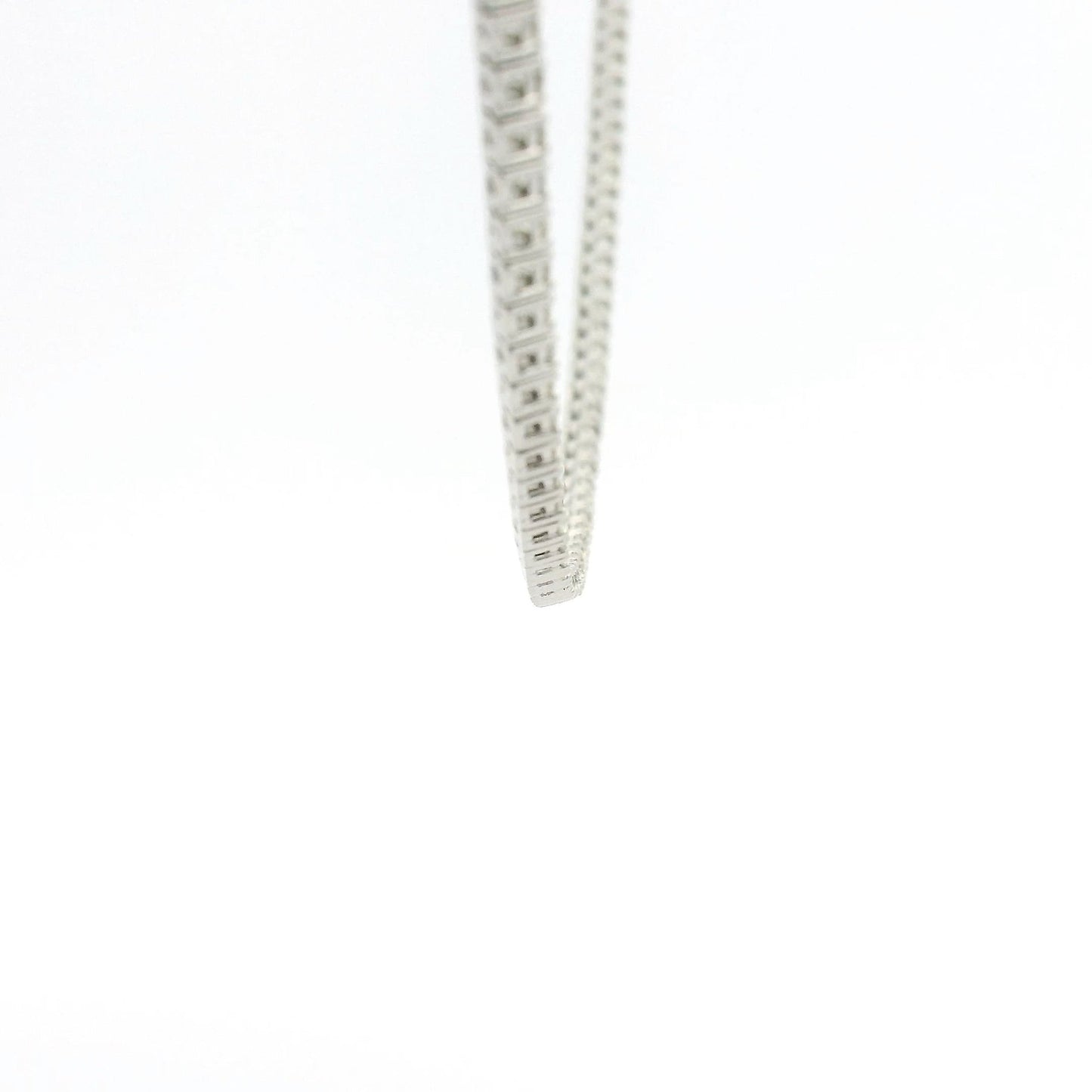 White Gold Diamond Tennis Necklace - Forever Rox