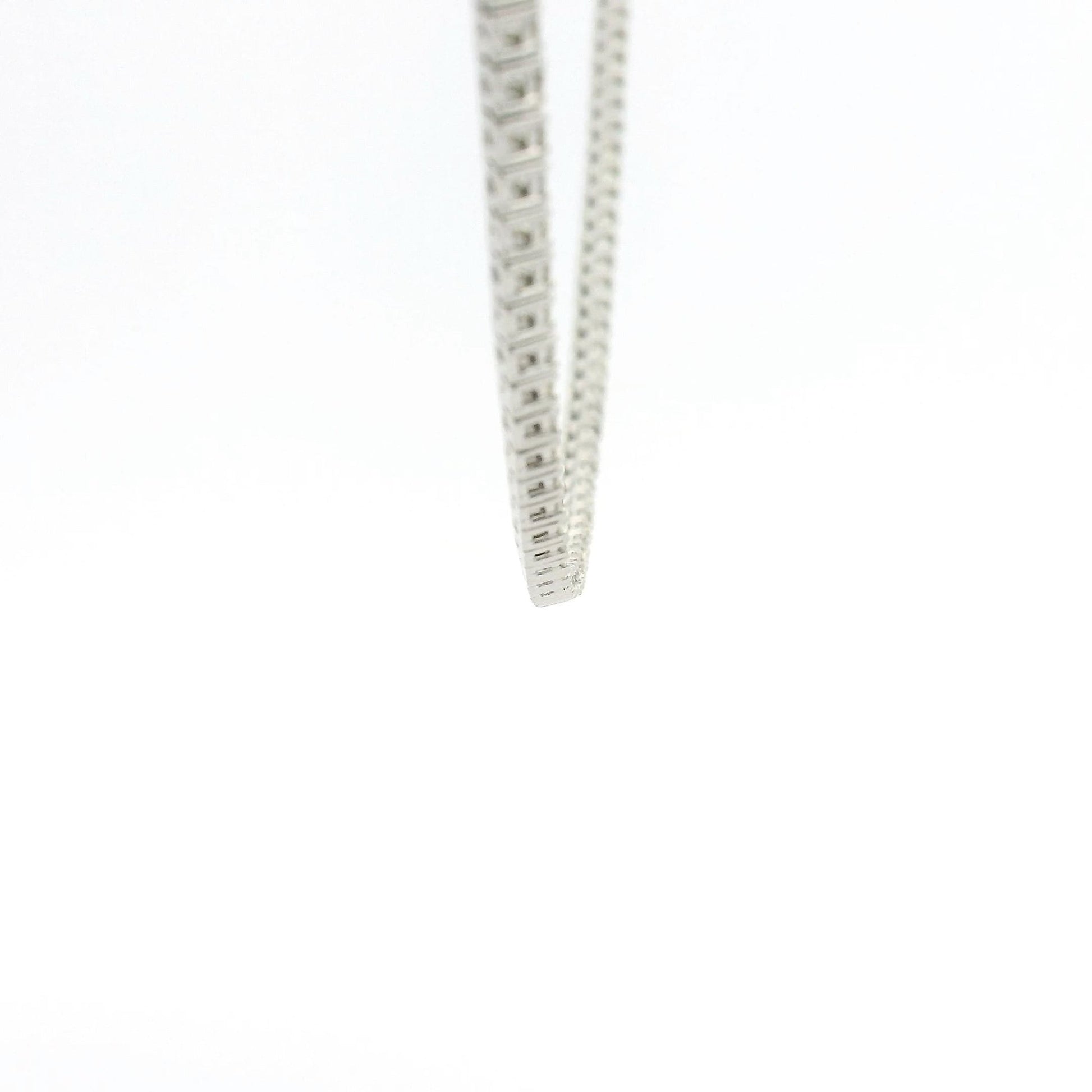 White Gold Diamond Tennis Necklace - Forever Rox