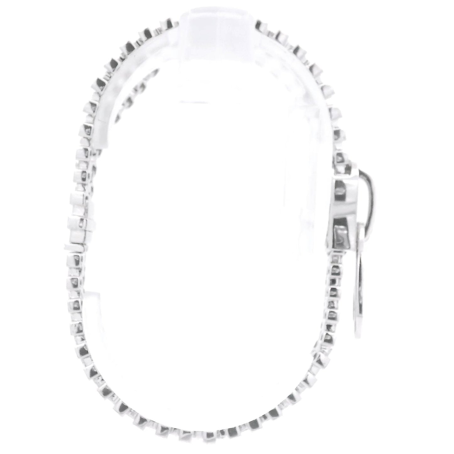 White Gold Diamond Zipper Bracelet - Forever Rox