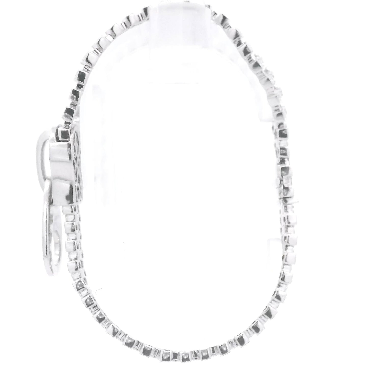 White Gold Diamond Zipper Bracelet - Forever Rox