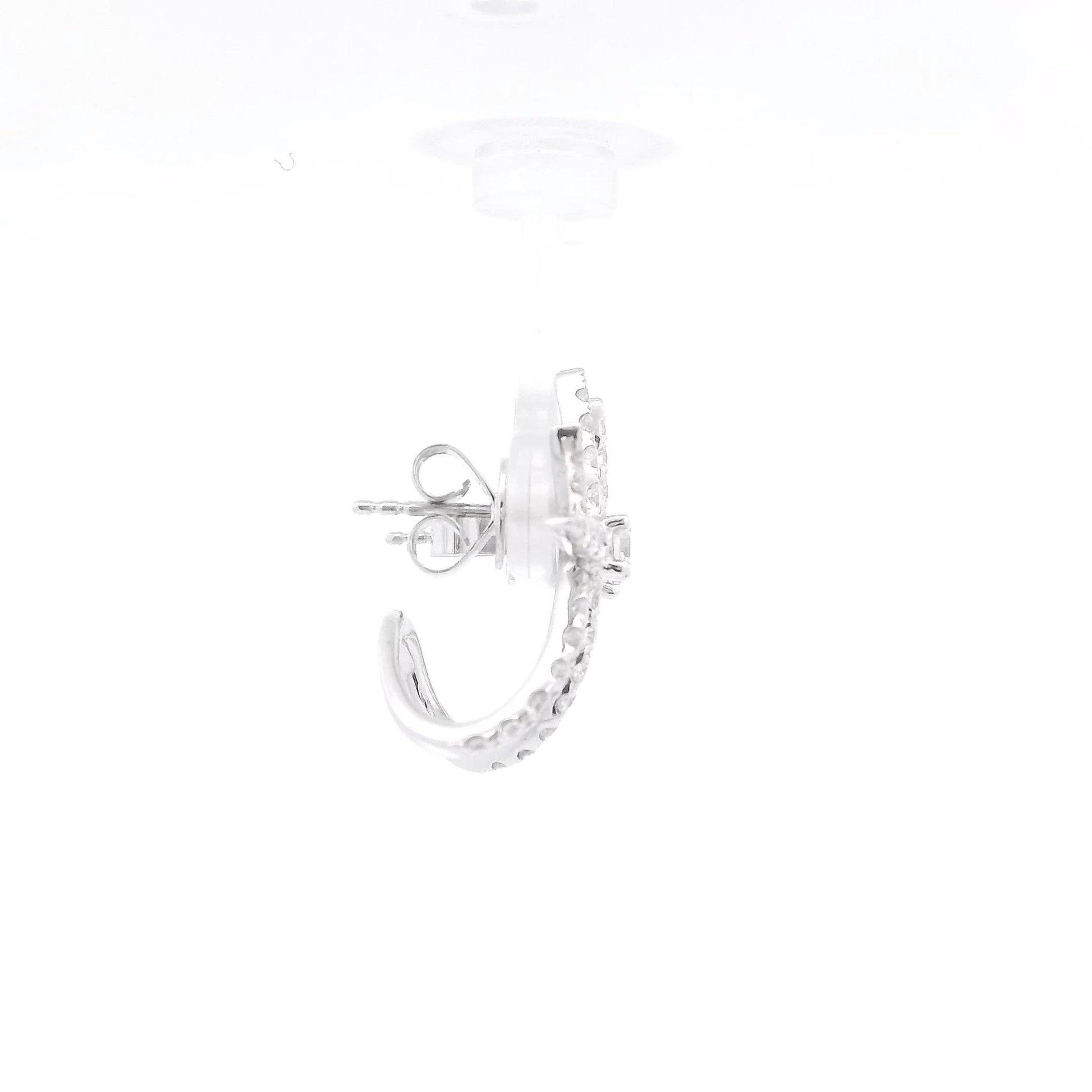 Wrap Under Ear Diamond Star Stud Earrings - Forever Rox