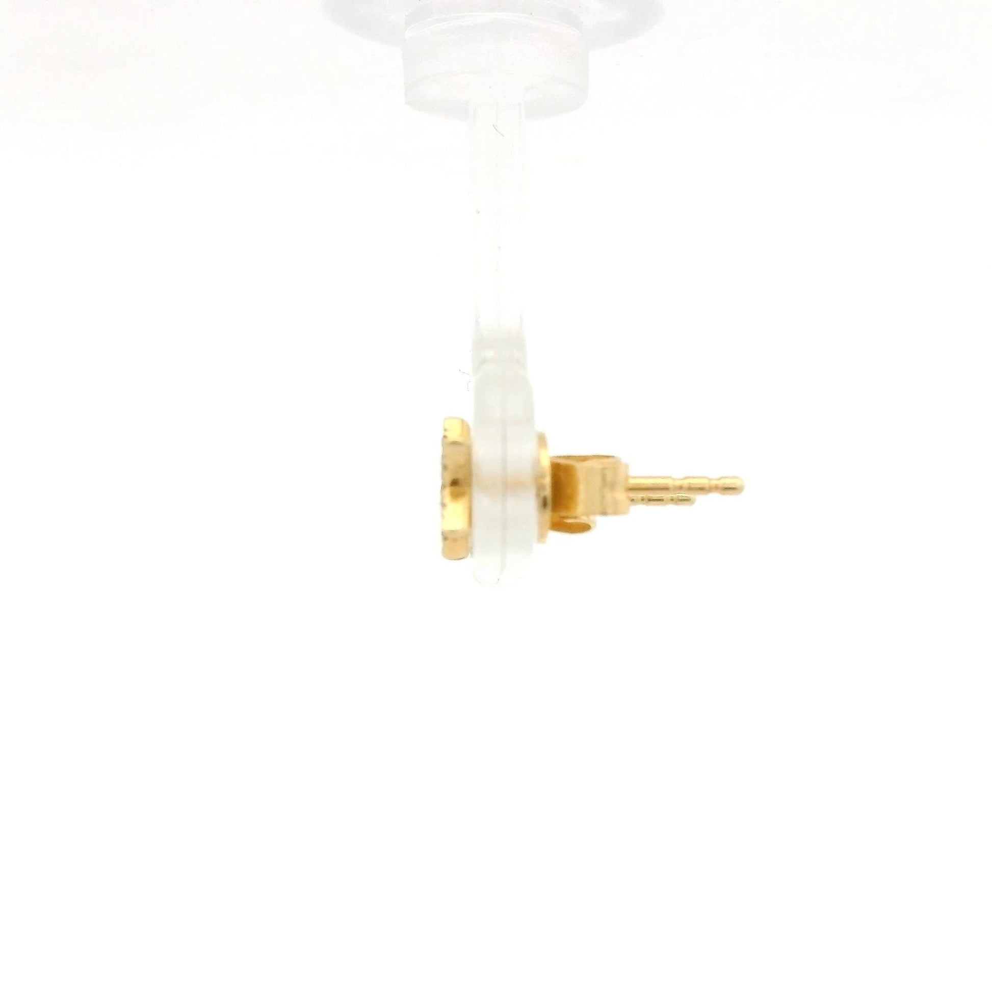 Yellow Gold Diamond Cluster Star Studs - Forever Rox