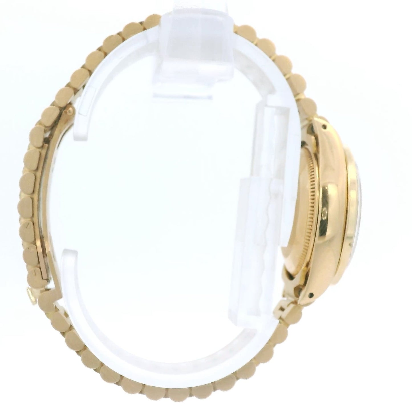 Yellow Gold Ladies Rolex Presidential with Diamond Dial & Bezel - Forever Rox