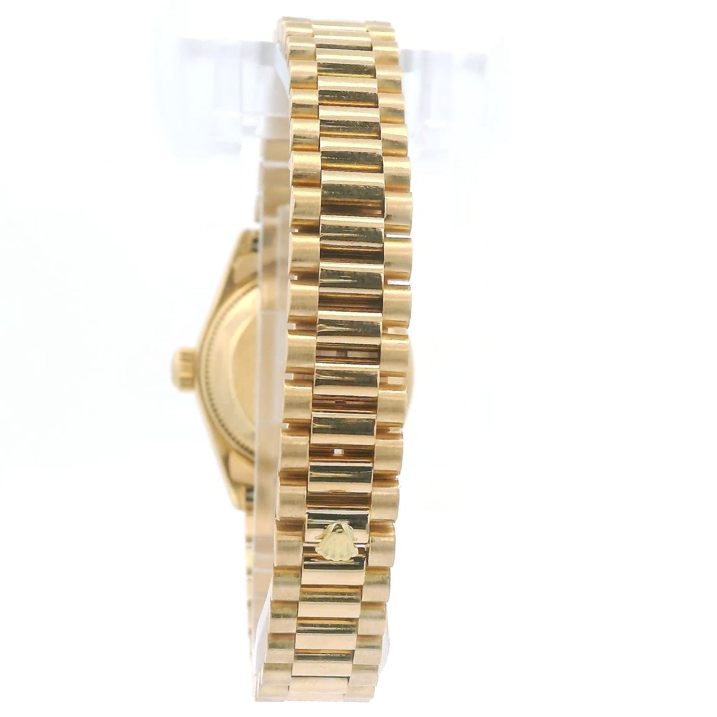 Yellow Gold Ladies Rolex Presidential with Diamond Dial & Bezel - Forever Rox