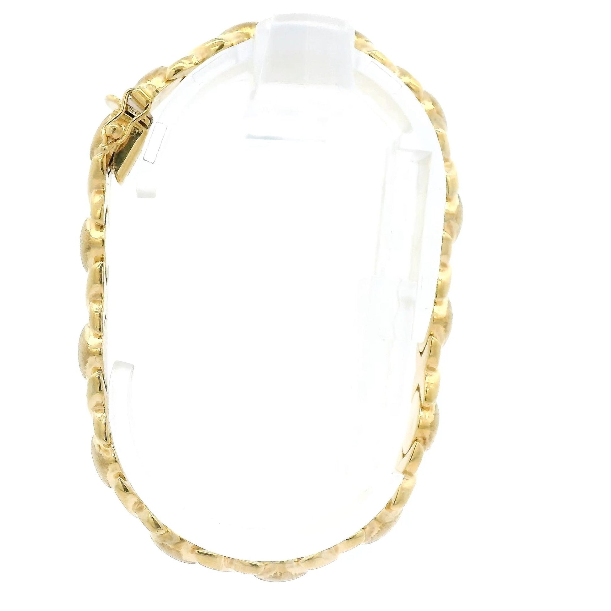 Yellow Gold X/O Heart Bracelet - Forever Rox Fine Jewelry