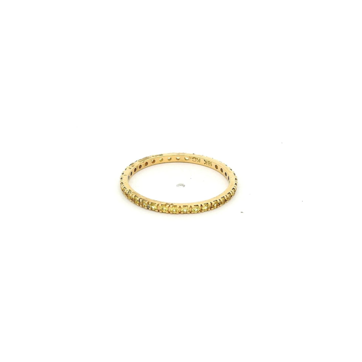 Yellow Sapphire Eternity Band - Forever Rox Fine Jewelry
