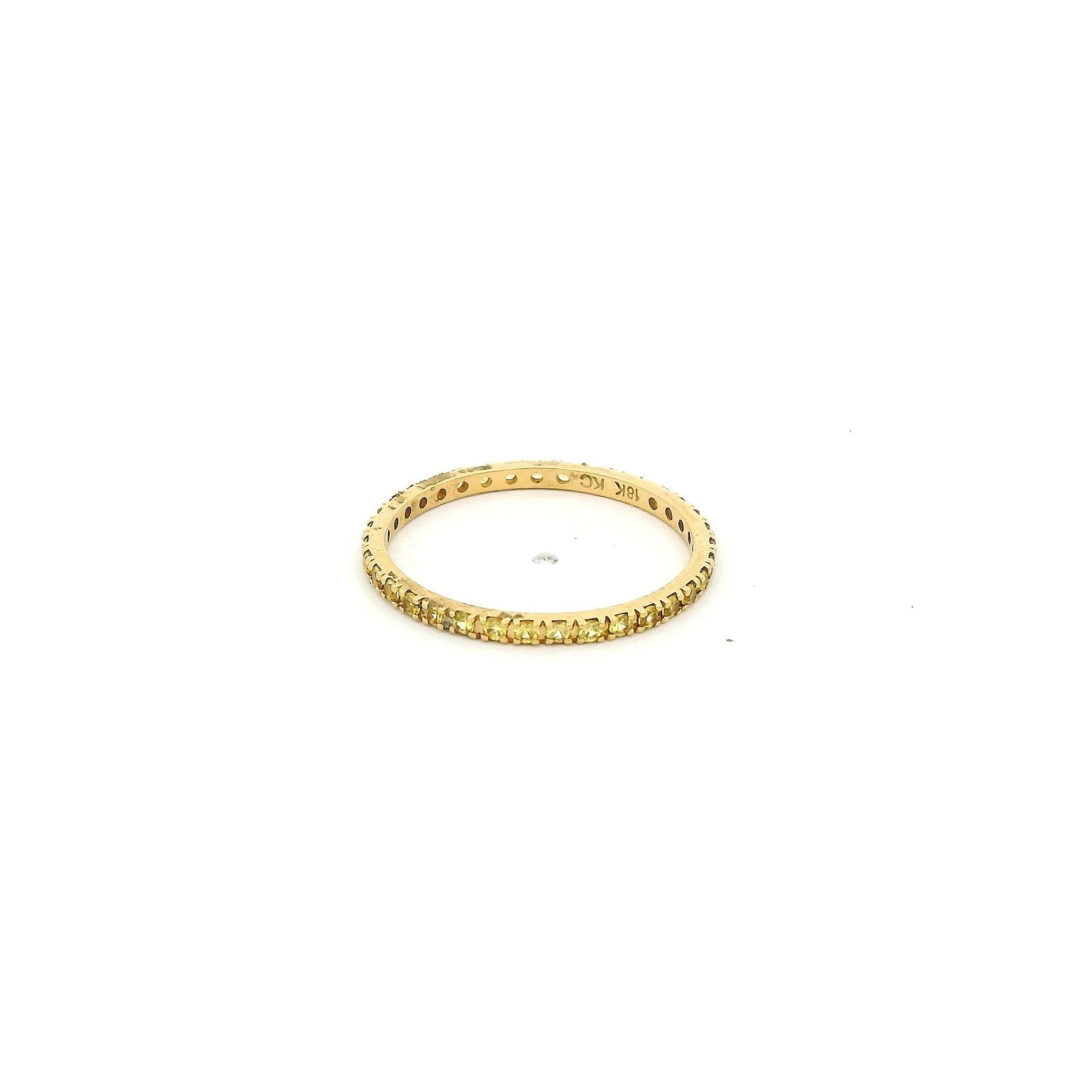 Yellow Sapphire Eternity Band - Forever Rox Fine Jewelry