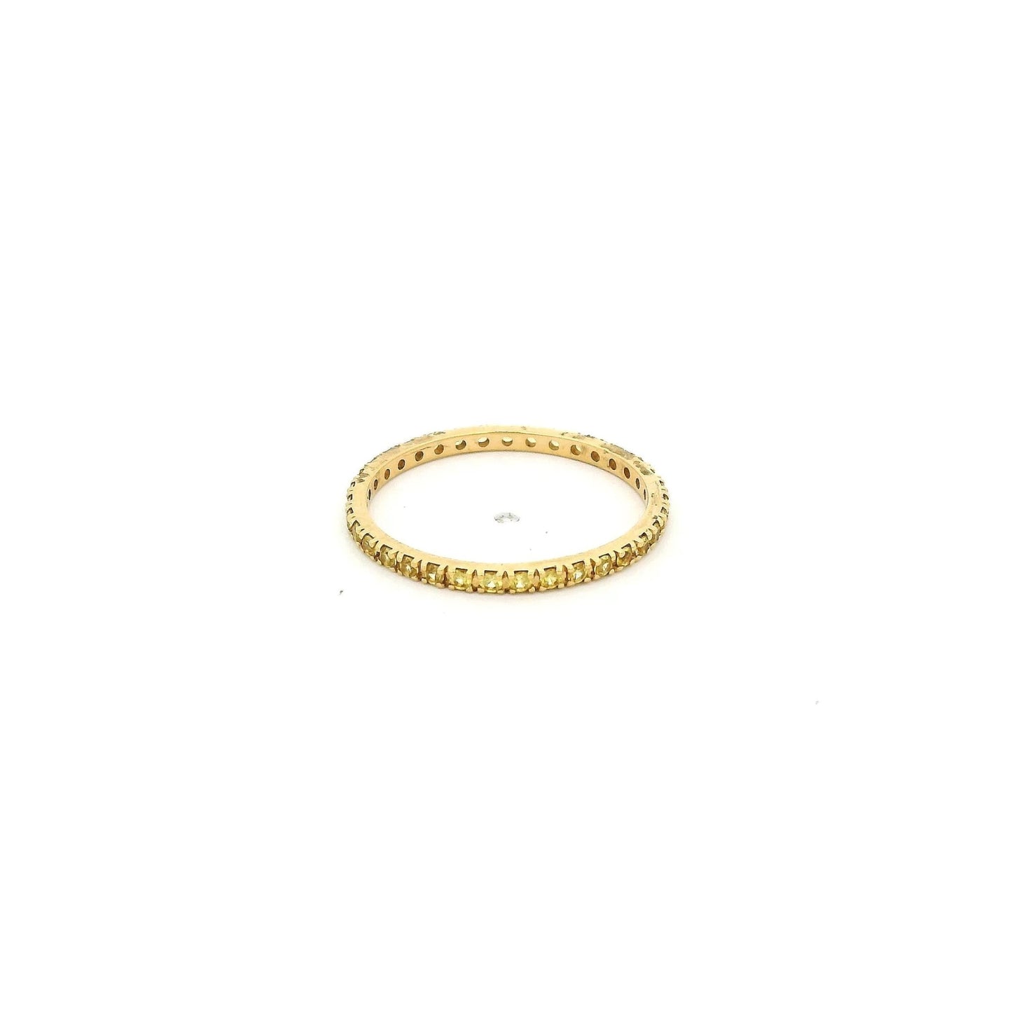 Yellow Sapphire Eternity Band - Forever Rox Fine Jewelry