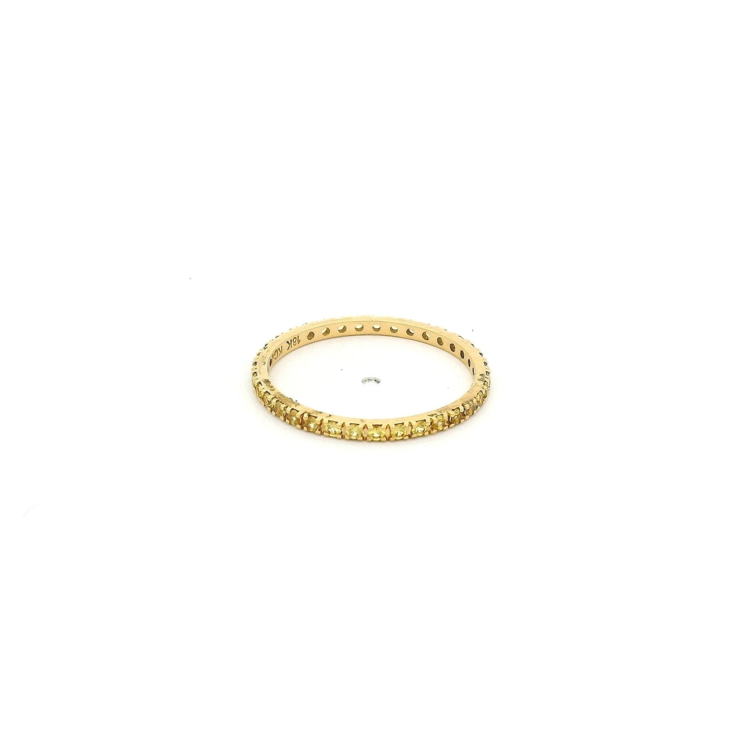 Yellow Sapphire Eternity Band - Forever Rox Fine Jewelry
