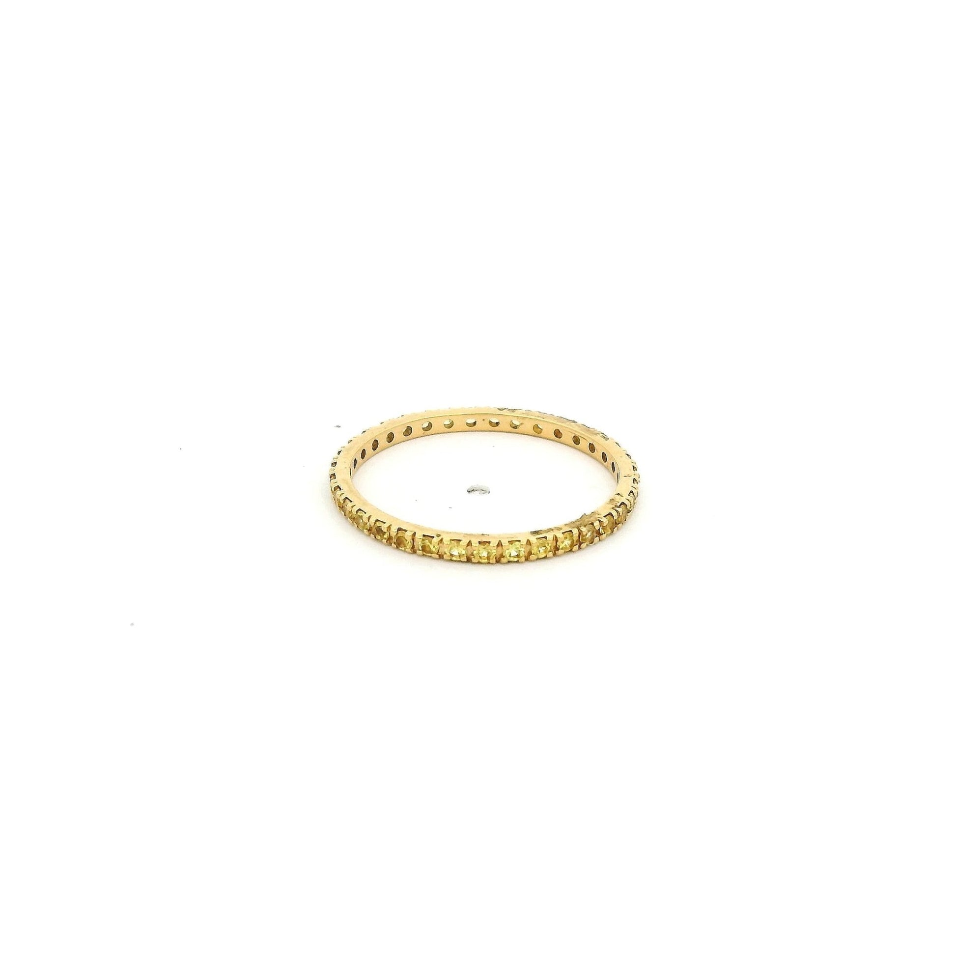 Yellow Sapphire Eternity Band - Forever Rox Fine Jewelry